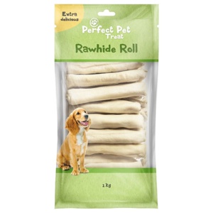 Perfect Pet Rawhide Tuggrulle 13 cm produkt bild