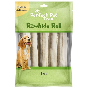 Perfect Pet Rawhide Tuggrulle 22 cm 10-pack produkt bild