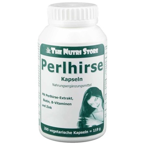 Perlhirse Kapseln veget. Kapseln, 200 St Kapseln Produktbild