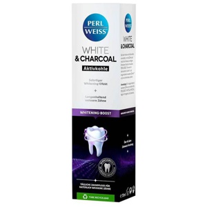 Perlweiss White & Charcoal Zahncreme, 75 ml Zahncreme Produktbild
