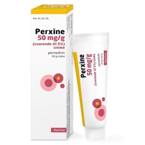 Perxine Orifarm Creme 50 mg/g 30 g produktbillede