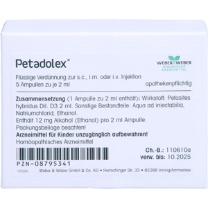 PETADOLEX Ampullen Produktbild