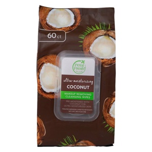 Petal Fresh Pure Coconut Makeup Removing Wipes produktbilde