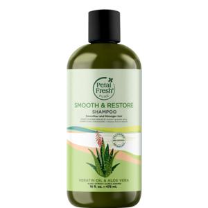 Petal Fresh Pure Keratin & Aloe Vera Shampoo Smooth & Restore 475 ml produkt bild