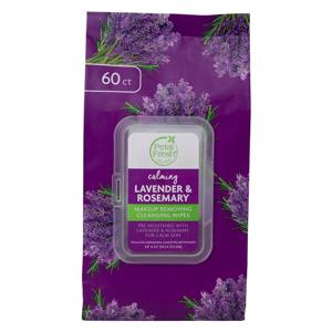 Petal Fresh Pure Lavender & Rosemary Makeup Removing Wipes 60stk produkt bild