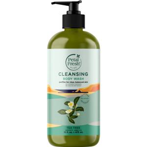 Petal Fresh Pure Tea Tree Body Wash Cleansing 475 ml produkt bild