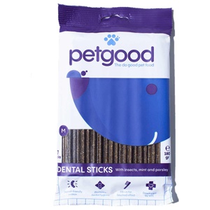 Petgood Dental Sticks med insektsprotein M produkt bild