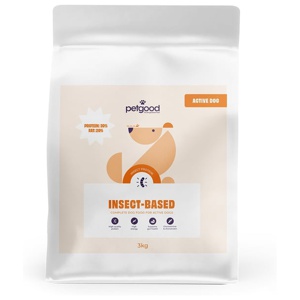 Petgood insektsbaserat aktivfoder vuxen hund, 3 kg produkt bild