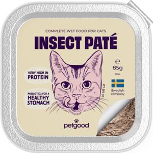 Petgood insektspaté våtfoder katt 85 g produkt bild
