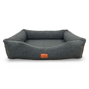 Petliving orthopädisches Hundebett Teddy kuschelweich anthrazit XL Produktbild