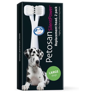 Petosan Utbytbart Tandborsthuvud 2 st produkt bild