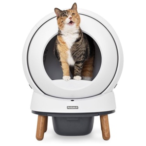 Petsafe SmartSpin Självrensande Kattlåda Vit produkt bild