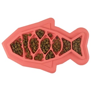 Catstages Slow Feeder Kattmatskål Fishie produkt bild
