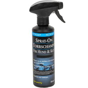 Petwise Spray On Torrschampo Hund & Katt 350 ml produkt bild