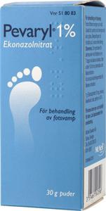 Pevaryl, puder 1 % 30 g produkt bild