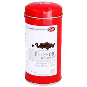 PFEFFER schwarz ganz Blechdose Caelo HV-Packung Produktbild