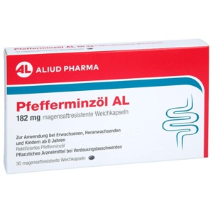 PFEFFERMINZÖL AL 182 mg magensaftres.Weichkapseln Produktbild
