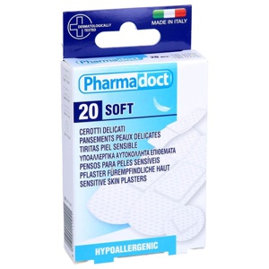 PFLASTER hypoallergen 4 Größ.wasserfest weiß 20 St Pflaster Produktbild