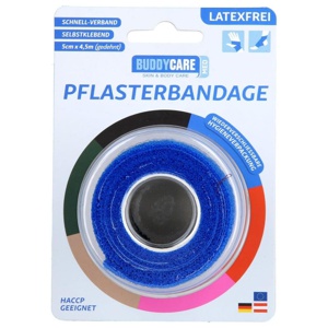 Pflasterbandage latexfrei Buddycare Med blau, 1 St n.v. Produktbild