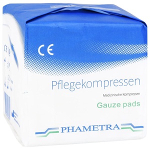 PFLEGEKOMPRESSEN Vlies 10x10 cm unsteril 4fach Produktbild