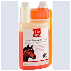 PHA Vitamin B Komplex Liquid für Pferde, 1000 ml Lösung Produktbild