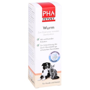 PHA Wurm Tropfen f.Hunde/Katzen Produktbild