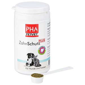 PHA ZahnSchutz PLUS Pulver für Hunde und Katzen 60 g Pulver Produktbild
