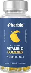 Pharbio D-vitamin Gummies 60 st produkt bild