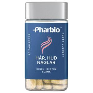Pharbio Hår, Hud, Naglar, 90 st produkt bild