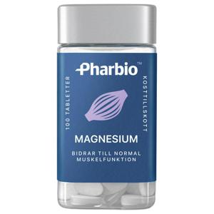 Pharbio Magnesium 100 tabletter produkt bild