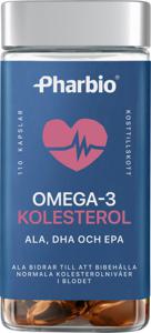 Pharbio omega-3 kolesterol 110 st produkt bild