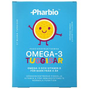 Pharbio Omega 3 Tuggisar 27 st produkt bild