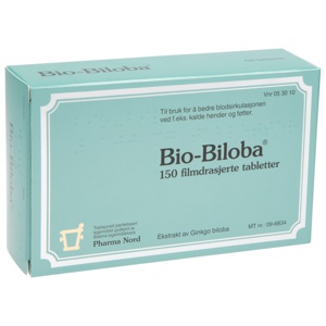 Pharma Nord Bio-Biloba 150 Tabletter produktbilde