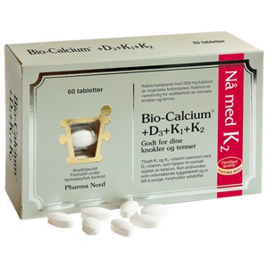 Bio-Calcium + D3 + K1 + K2 tabletter 60 stk produktbilde