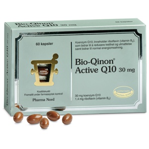 Pharma Nord Bio-Qinon Active Q10 30 mg kapsler, 60 stk. produktbilde