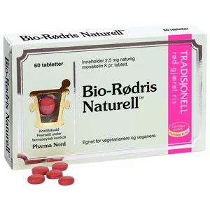 Pharma Nord Bio-Rødris Naturell, 60 stk. produktbilde
