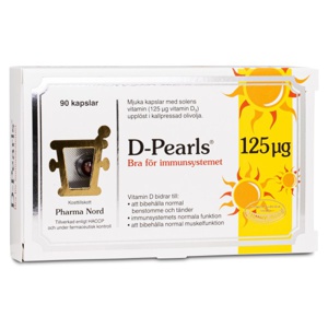 Pharma Nord D-Pearls 125 Ug 90 kapsler produktbillede