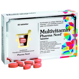 Pharma Nord Multivitamin tabletter 60 stk produktbilde