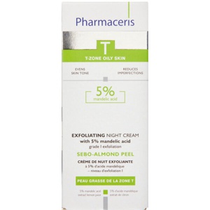 Pharmaceris Eksfolierende Natcreme 5% uren hud- 50 ml. produktbillede