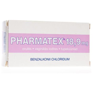 Pharmatex vaginaalsuposiit 18,9mg n10 toote pilt