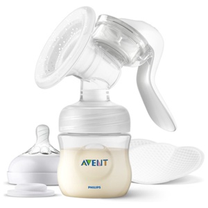 Philips Avent Comfort manuell bröstpump + 1 Flaska produkt bild