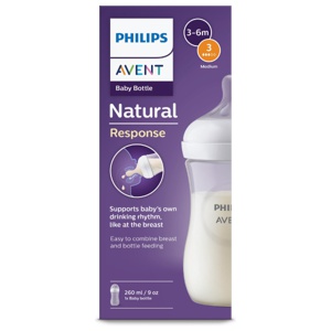 Philips Avent Natural Response flaske 260 ml produktbilde
