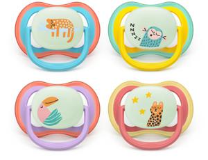 Philips Avent Pacifier ultra air natt SCF376/34 18+mån produkt bild