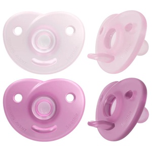 Philips Avent Soothie Napp Rosa 0-6&nbsp;mån 2-pack produkt bild