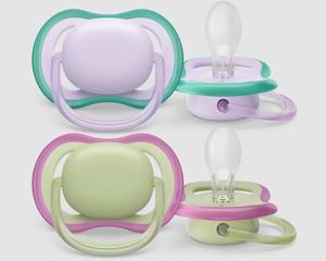 Philips Avent Ultra Air-Napp 0-6 mån Rosa produkt bild