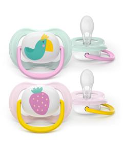 Philips Avent Ultra Air Napp 0 till 6 månader Rosa Mint 2 st produkt bild