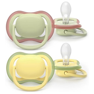 Philips Avent Ultra Air napp, 18&nbsp;m+, 2-pack, Ljusgrön/Gul produkt bild