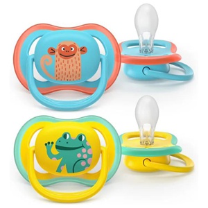 Philips Avent Ultra Air Napp 18&nbsp;mån+ 2-pack Gul/Blå produkt bild