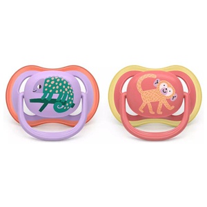 Philips Avent Ultra Air Napp 18&nbsp;mån+ 2-pack Röd/Lila produkt bild