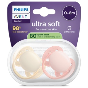 Philips Avent Ultra Soft 0-6 mnd Blå og Grønn 2 stk produktbilde